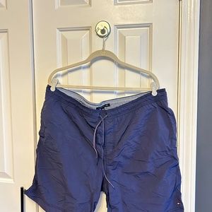 XXL Tommy Hilfiger Navy Swim Trunks Mens